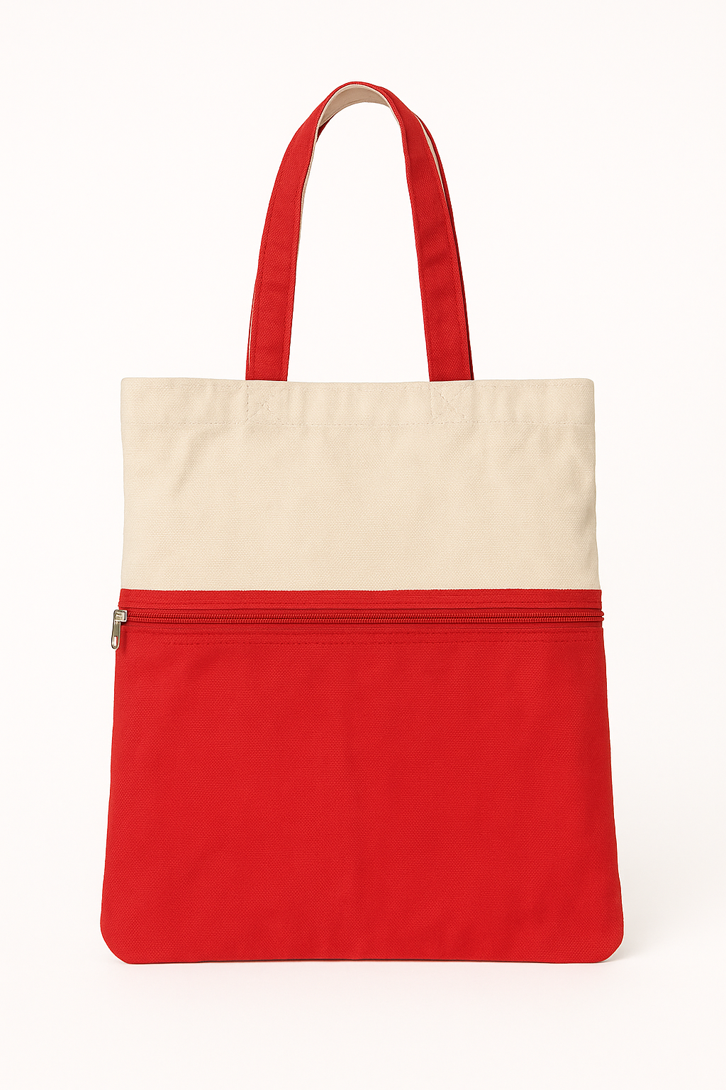 Crimson Classic Embroidery Tote (Back Design)
